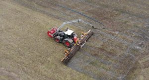 Trekker tractor Ooltgensplaat Drone-Photo